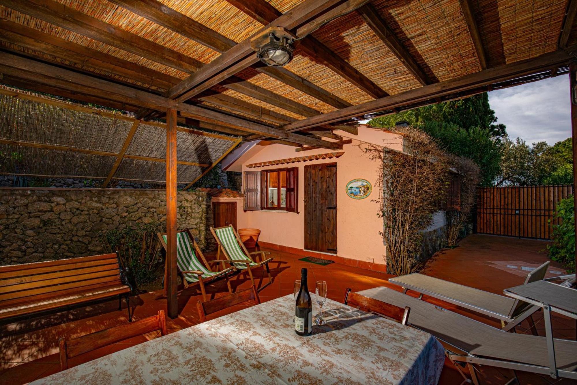 Il Cottage Di Villa Sveva, Splendida Vista Mare Порто Санто Стефано Екстериор снимка