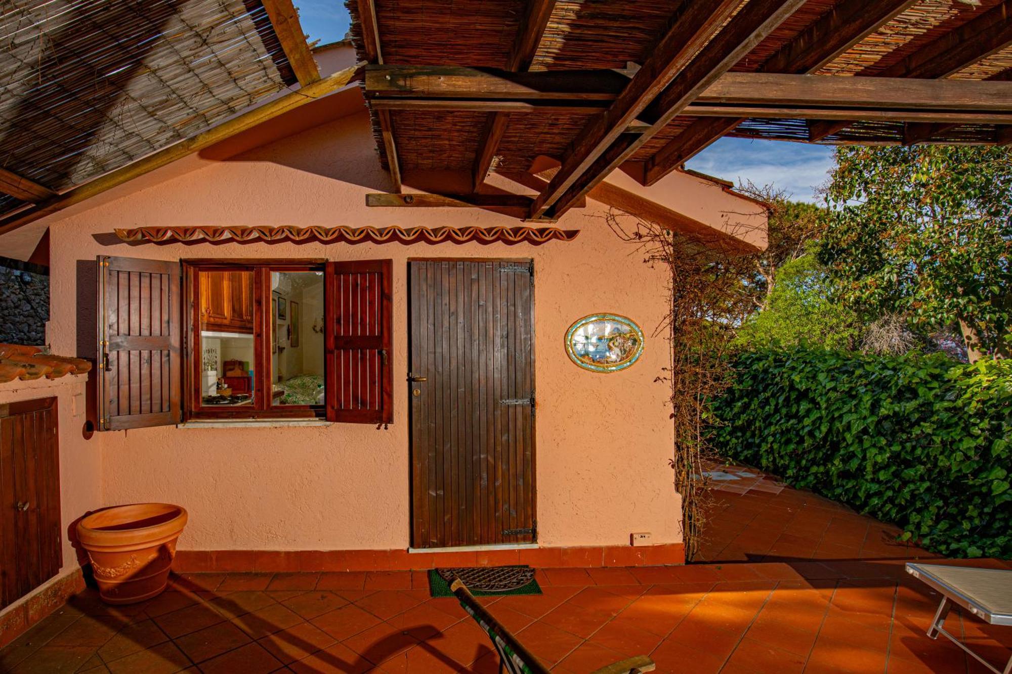 Il Cottage Di Villa Sveva, Splendida Vista Mare Порто Санто Стефано Екстериор снимка