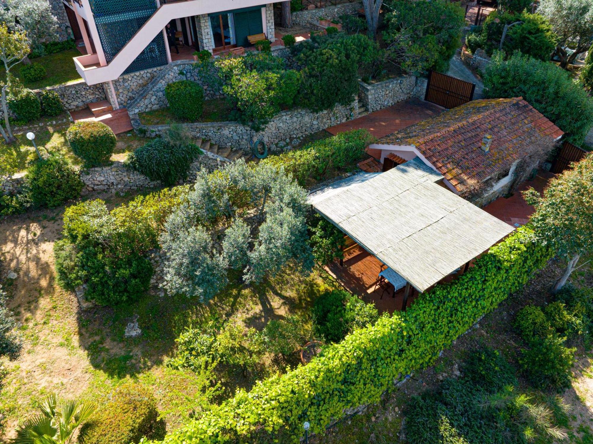 Il Cottage Di Villa Sveva, Splendida Vista Mare Порто Санто Стефано Екстериор снимка